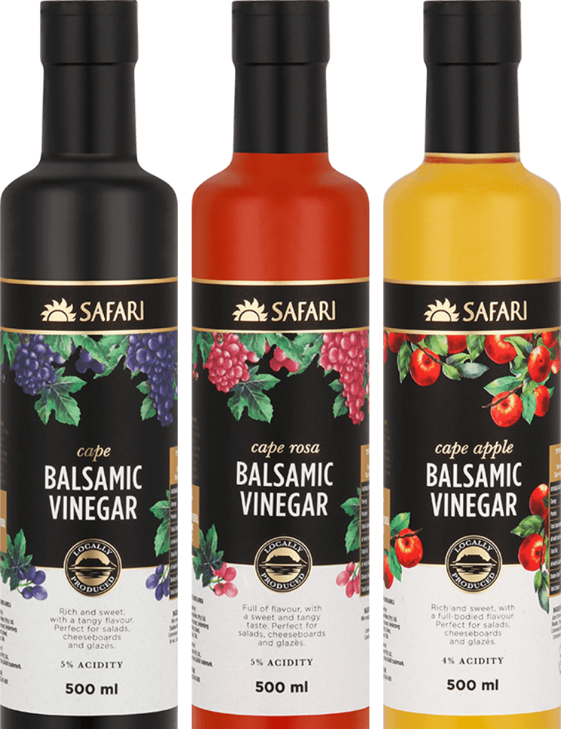 Safari Balsamic Vinegar range